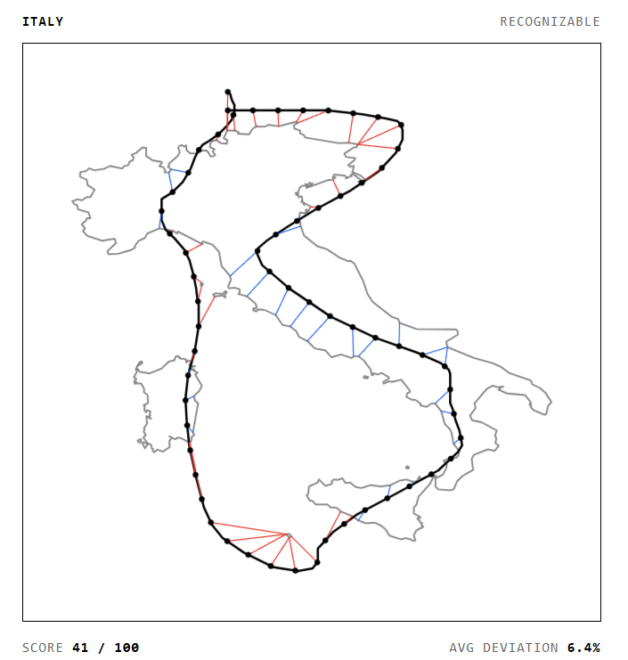 See where your country outline drifted